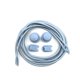 thumbnail image 1 of Minnieouse 1 par de zapatillas deportivas con cordones para zapatos de 120cm, cordones para correr con hebillas, cuerdas elásticas, cordón de decoración, Accesorios de disfraces Azul claro Minnieouse AP012627-11, 1 of 6