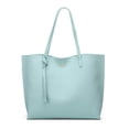 thumbnail image 1 of Dreubea Bolso de hombro de piel sintética suave para mujer, bolso de mano con borlas de gran capacidad, 1 of 5