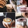 thumbnail image 6 of Espresso Milk Frothing Pitcher with Measurement Inside & Out, Stainless Steel Garland Milk Cup with 2 Latte Art Pen, Espresso Steaming Jug, Froth Cup for Making Coffee (12oz/350ml), 6 of 7