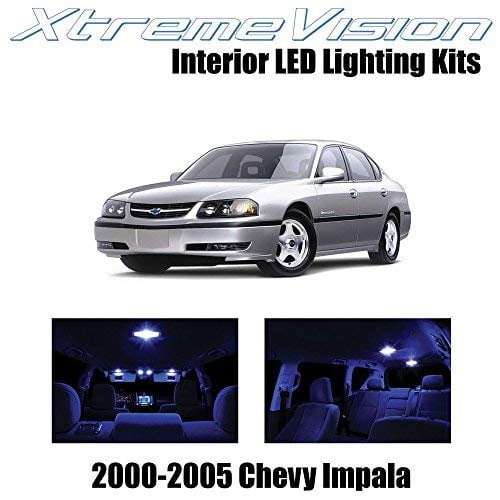 XtremeVision LED Intérieur pour Chevy Impala 2000-2005 16 Pcs Kit LED Intérieur Bleu + Outil d'Installation
