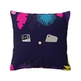 thumbnail image 2 of LNWH Vector Tropical Leaves Throw Pillow Covers, Square Soft Linen Decorative Pillow Cases, 20"x20", 2 of 8