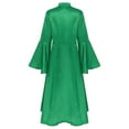 thumbnail image 5 of renvena Women Church Elegant Minister Choir Dress Uniform Priest Cloak Clergy Robes Green XL, 5 of 7