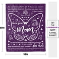 thumbnail image 6 of Christmas Birthday Gifts for Mom, New Mom Christmas Birthday Gifts for Christmas From Daughters, Gifts Presents for New Mom Christmas Unique from Daughter Son, Mom Christmas Throw Blanket for Couch, 6 of 6