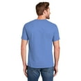 thumbnail image 4 of Hanes Men’s Beefy-T Heavyweight Cotton Crew Neck T-Shirt, Short Sleeve, Carolina Blue, 1-Pack, S-3XL, 4 of 5