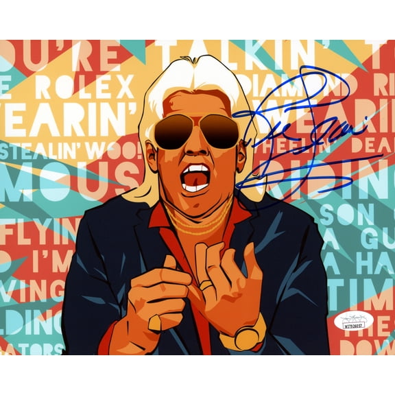 Ric Flair Autographed 8x10 Photo JSA 203559