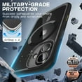 thumbnail image 5 of SUPCASE Quick Access Button Design for iPhone 16 6.1" (2024) MagSafe Case, [Military-Grade Protection] Slim Clear Shockproof Protective Strong Magnetic Phone Case Cover for iPhone 16, 6.1", Black, 5 of 10