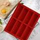 thumbnail image 4 of Molde de silicona rectangular de 8 cavidades para barra nutritiva/barra energética de cereales, moldes para trufas de chocolate y pan., 4 of 8