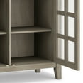 thumbnail image 4 of Simpli Home Artisan 38 inch Wide Solid Wood Transitional Medium Storage Cabinet in Distressed Grey, 4 of 12