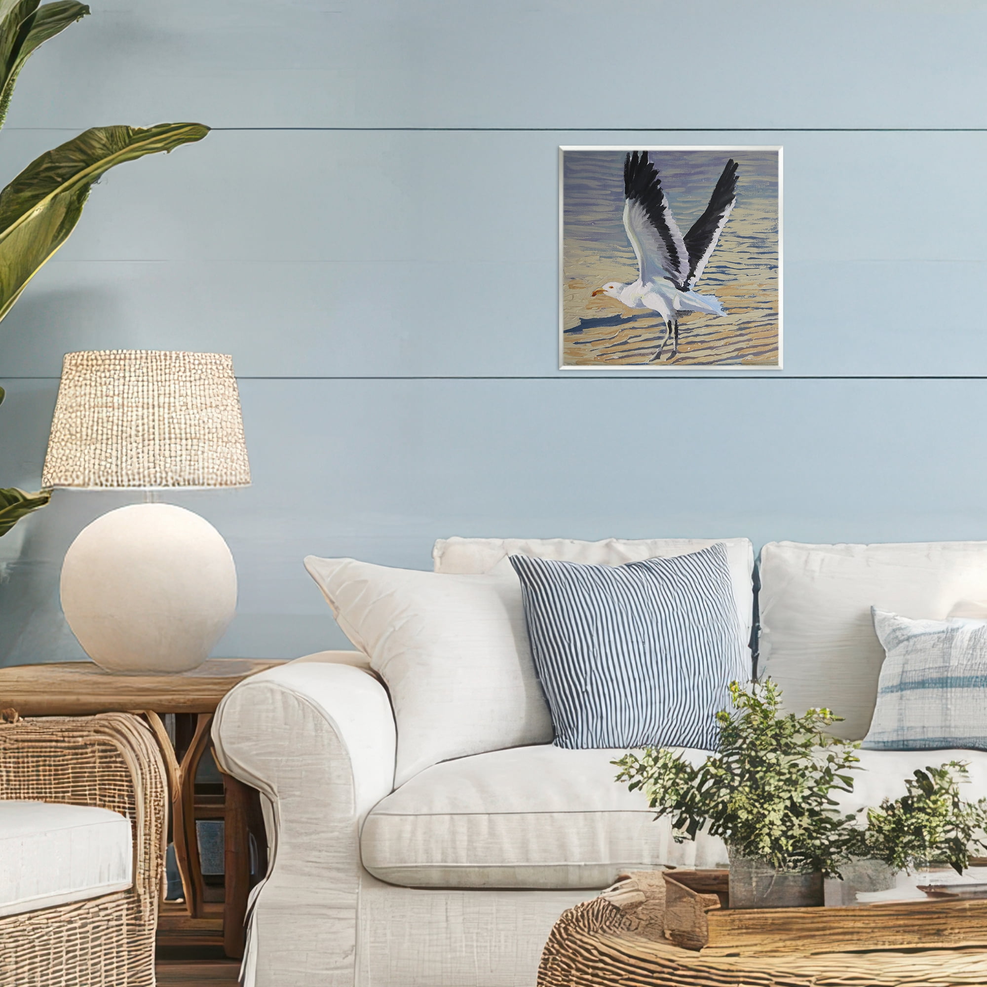 Stupell Industries Seagull Taking Flight Wall Plaque Art, design by Violeta Vollmer