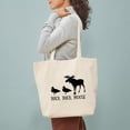 thumbnail image 3 of CafePress - Duck,Duck, Moose Tote Bag - Unisex Canvas Tote Bag, Beige, 1-Piece, 3 of 7