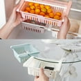 thumbnail image 3 of Toystoory Estante de drenaje multifuncional que ahorra espacio con soluciones de almacenamiento de mantenimiento fresco estante de almacenamiento Cocina y Comedor color albaricoque, 3 of 6