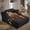 Black, variant on EHANCIS 66" Oversized Chaise Lounge Chair Indoor, Corduroy Upholstered Boneless Sofa Bed, Deep Seat Sleeper Couch Reading Chairs, Cloud Sofas Couches for Living Room, Apartment (Pink)