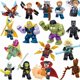 thumbnail image 1 of Set de 16 Figuras de Bloques de Construcción, Mini Personajes de Acción de 4.5cm, Juguete Coleccionable para Niños y Aficionados, 1 of 8