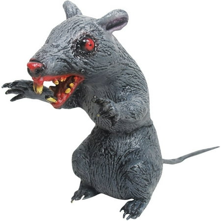 Sitting Evil Rat Latex Halloween Prop