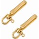 thumbnail image 1 of 2 llaveros de latón con forma de anzuelo, clips dorados para bolsillo con anilla, soporte para llaves, llavero para coche o cinturón., 1 of 5