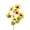 D, variant on Hometravel Artificial Sunflower Bouquet, Faux Silk Sun Flower Stems with Green Leaves, Realistic Sunflower Arrangement for Living Room Vase, Floor Decor, Farmhouse Display