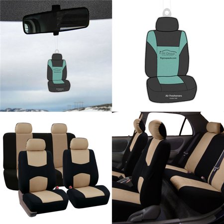 Fh Group Universal Flat Cloth Fabric Car Seat Cover Full Set With Bonus Air Freshener From Accuweather - Fh Group Flat Cloth Car Seat Covers Fh Group Universal Flat Cloth Fabric Car Seat Cover Full Set With Bonus Air Freshener From Accuweather - Fh Group Flat Cloth Car Seat Covers