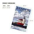 thumbnail image 4 of Lantern Press 1000 Piece Jigsaw Puzzle, Bandon, Oregon, Coquille River Lighthouse, 4 of 5