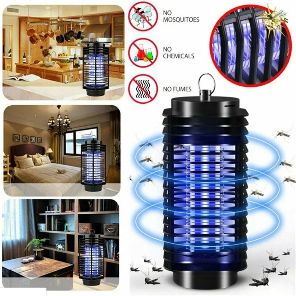 Details about   1/2PK Electric UV Mosquito Killer Lamp Outdoor/Indoor Fly Bug Insect Zapper Trap 