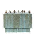 thumbnail image 3 of LuxenHome 24 Inch Outdoor Water Fountain, Resin Stone and Patina Rectangular Water Fountains Outdoor and Indoor with LED Lights, 3 of 7