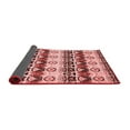 thumbnail image 2 of Ahgly Company Indoor Round Abstract Red Modern Area Rugs, 7' Round, 2 of 4