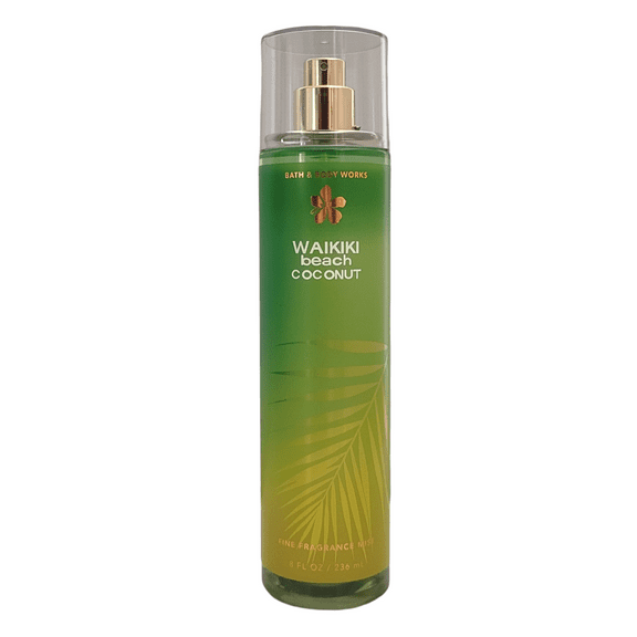 Bath and Body Works Waikiki Beach Coconut Fine Fragrance Body Mist 8 fl oz