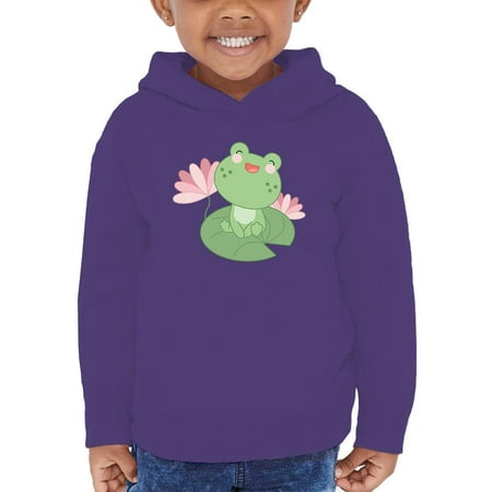 

Cute Frog On Water Lily Hoodie Toddler -Image by Shutterstock 4 Toddler