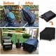 thumbnail image 5 of Protector de muebles de patio resistente a la intemperie, funda resistente para sillas apilables, tela Oxford 420D con capa de PVC, protección para todo tipo de clima para muebles de exterior, fácil, 5 of 5