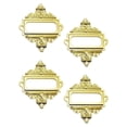 thumbnail image 4 of Titur De Del Nombre Del Titur Antigua 4pcs Para El Cajón Del Armario Del Archivador dorado Baoblaze Titular de etiqueta de etiqueta de tarjeta de gabinete, 4 of 8