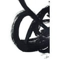 thumbnail image 3 of Ritter, Gina 18x24 Black Modern Framed Museum Art Print Titled - Noir Strokes III, 3 of 5