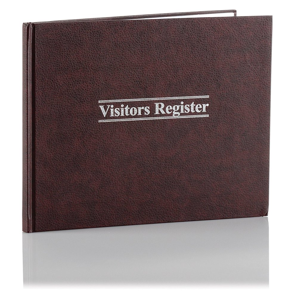 Visitors’ Register Book, 8 1/2Inch x 11 1/2Inch, 1500 Entries, 112
