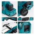 thumbnail image 2 of Cordless Electric Planer 15000rpm Electric Router Trimmer With Wrench Wood Cutting Machine Woodworking Tool, 2 of 8