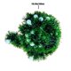 thumbnail image 3 of Guirnalda de luces LED navideñas de 280 cm, PVC verde, funciona con pilas, bolas blancas brillantes y temporizador incluido | Decoración para interiores y exteriores, repisas, porches y escaleras., 3 of 9