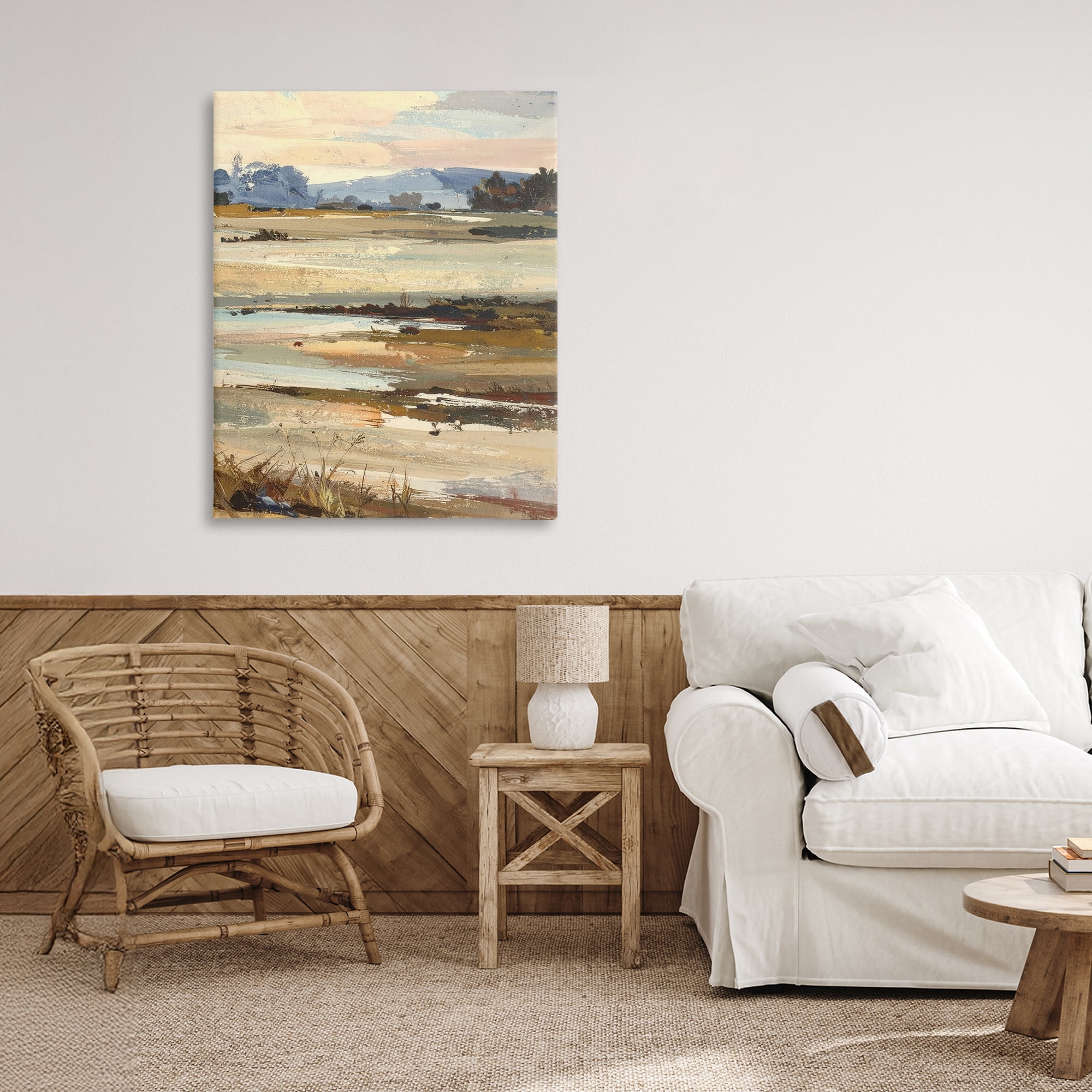 Stupell Industries Distant Horizon Portrayal Canvas Wall Art, design by Alonza Saunders