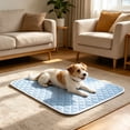 thumbnail image 5 of Dog Cooling Mat, Upgraded Thick Cooling Pad for Dogs, Arc-Chill Color Changing Self-Cooling Mat with Q Max>0.5, Non-Slip Waterproof Portable Pet Mat for Dogs, 5 of 6