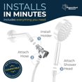 thumbnail image 4 of Soporte portátil para cabezal de ducha HammerHead Showers Chrome, 4 of 7