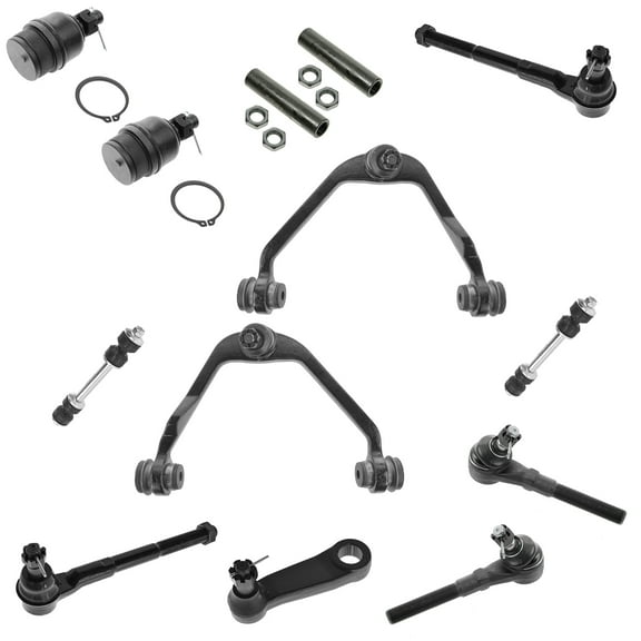 TRQ 13 pc Control Arm Ball Joint Tie Rod Sway Bar Link Kit for Ford Lincoln 2WD PSA59262 Fits select: 1997-2003 FORD F150, 1997-2002 FORD EXPEDITION