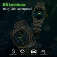 thumbnail image 6 of OLEVS Automatic Couple Watches Set Casual Stainless Steel Waterproof His and Hers Wristwatch for Valentines Anniversary Wedding Romantic Chrismas Gifts, Luxury Watches Set of 2, 6 of 10