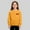 Yellow, variant on White Girls Crewneck Sweatshirt, X♥X Graphic 100% Polyester Soft Top, Machine Washable All-Season Casual Wear for Kids 2-12 Years,Size 5-6T