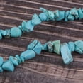 thumbnail image 3 of 31.5 Pulgadas Strand Azul Turquesa Suelta Chips de Piedras para La Joyería DIY Fabricación de Suministros de Artesanía, 3 of 9