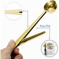 thumbnail image 6 of LQQBOX 3 Pcs Coffee Measuring Scoop with Clip, 2 in 1 Stainless Steel 1 tbsp 15ML Measure Coffee Scoop for Ground Coffee Tea, 6 of 7