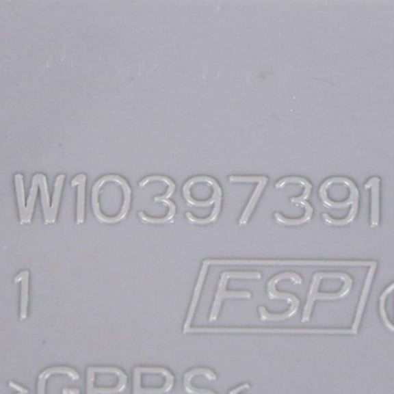 W10397392 Whirlpool Grille-Dispenserwhite W10397392