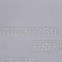 W10397392 Whirlpool Grille-Dispenserwhite W10397392