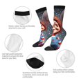 thumbnail image 4 of Saiise Chucky Funny Socks Men Women Adults Novelty Graphic Crew Tube Socks Crazy Design Casual Dress Socks for Sports,Running,Travel, 4 of 7