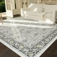 thumbnail image 2 of Rugs for Living Room Area Rug Carpet x Vintage Living Room Rugs for Bedrooms Machine Washable Rug for Dining Room Nusery Floral Distressed Grey Rug, 2 of 5
