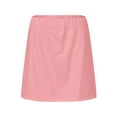thumbnail image 5 of mgoYE Summer Skirts for Women Women Tennis Skirt with Pocket Pleated Golf Skort Active Workout Running Athletic Shorts Polyester|Hot Pink 2XL, 5 of 6