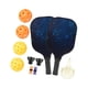 thumbnail image 5 of Juego de raquetas de Pickleball kusrkot incluye 2 raquetas 4 bolas bolsa Fibra de vidrio portátil Estilo G, 5 of 8
