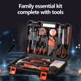 thumbnail image 2 of Djiypn Tool Set 72 Universal Household Hand Tool Kit With Plastic Tool Box Electrician Tool Storage Box, 2 of 9