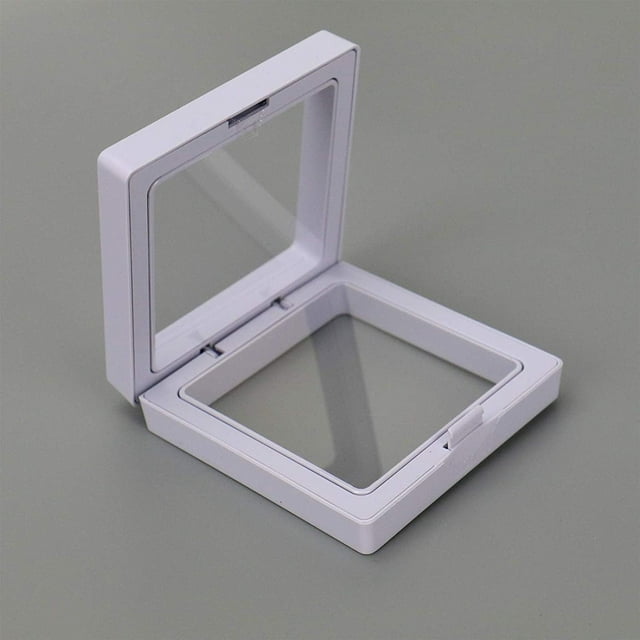 Maytalsory Luxurious 3D Floating Display Case For Art Exhibits Good Elasticity Durable 3d Floating Frame Stand White