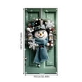 thumbnail image 3 of Décorations de Noël Rideau de Porte Festif de Noël pour Maison Design Élégant Rouge et Vert pour Entrées Salons et Fêtes, 3 of 5